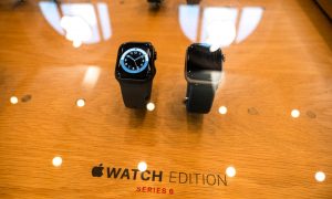 New Apple Watch Series 6 on display during launch day