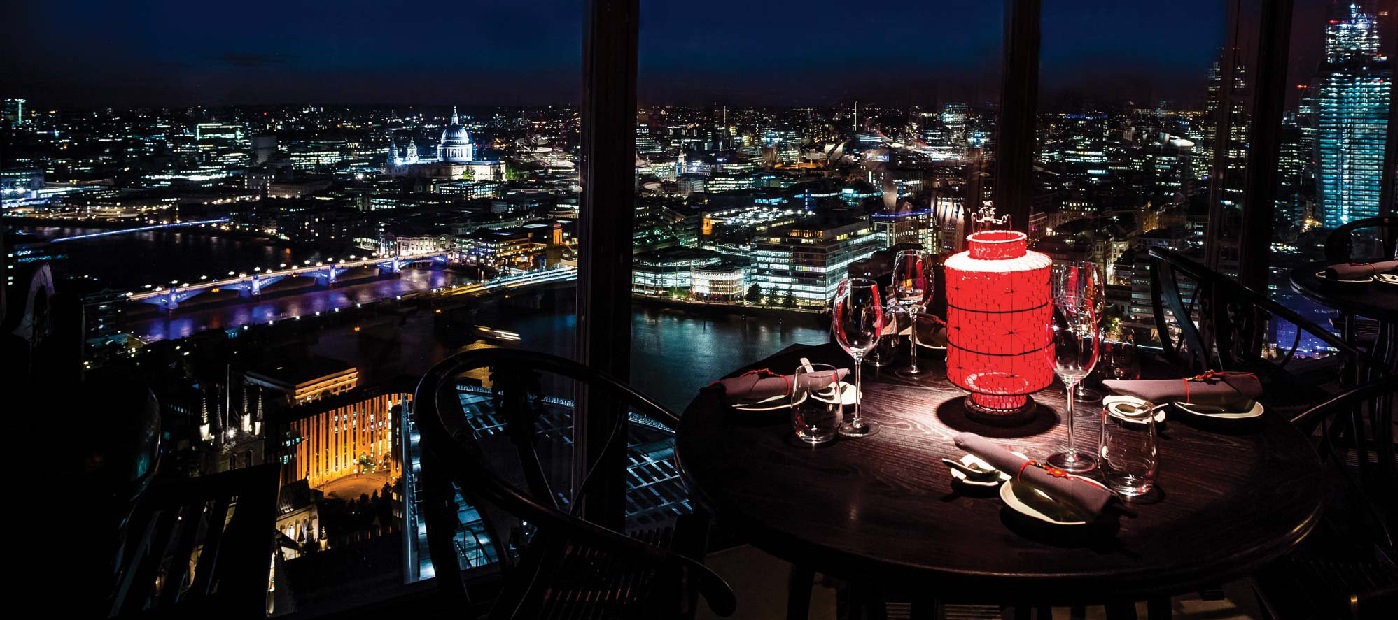 hutong the shard Top 10 Sky Rooftop Restaurants London