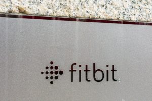 Fitbit sign on HQ facade.