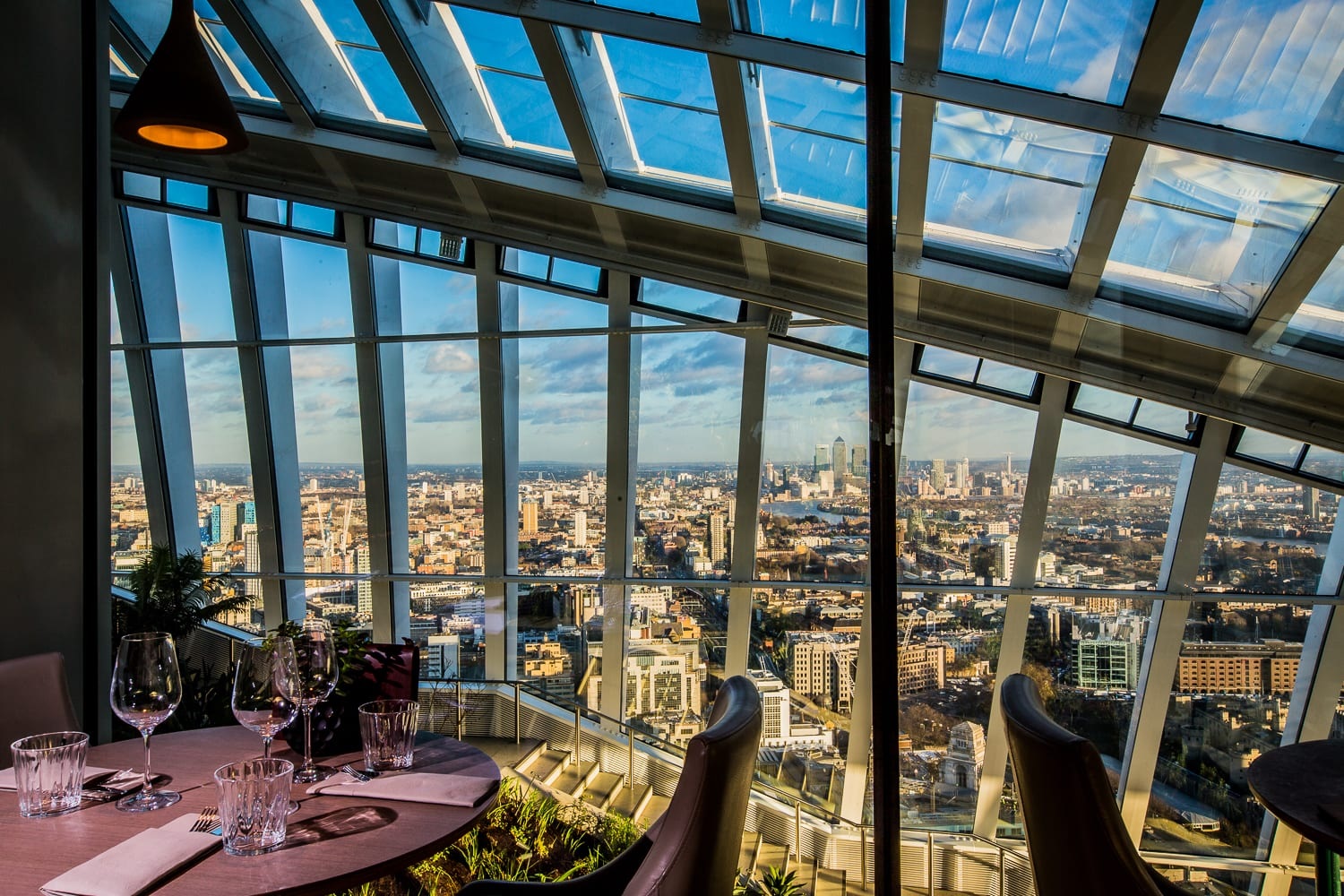 darwin brasserie Top 10 Sky Rooftop Restaurants London